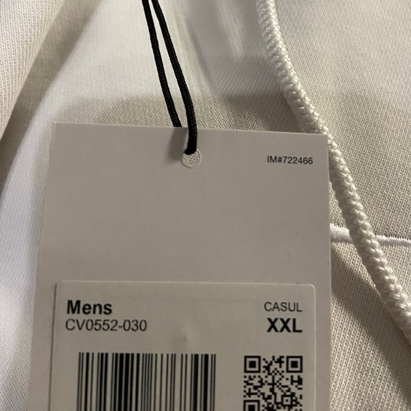 Nike NRG Solo Swoosh Fleece Hoodie Phantom White Heavyweight Men CV0552-030 - Picture 10 of 10